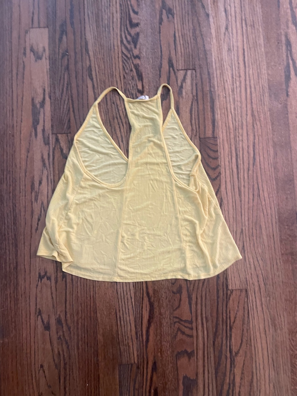 Free People Yellow V-Neck Racerback Tank - Picture 4 of 4